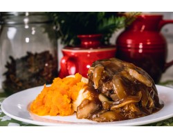 Burger and Onion Gravy €6.50