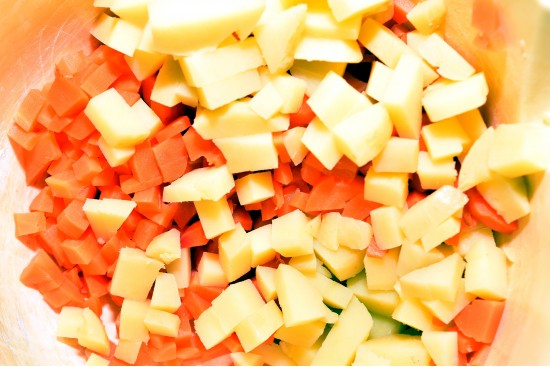 Carrot & Turnip Diced 700g €4.10