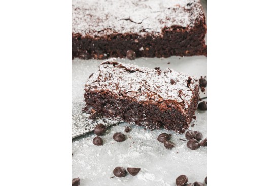Chocolate Chip Brownie Slice €1.95