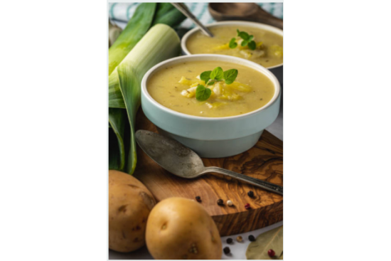 Potato and Leek Soup 450g €2.50