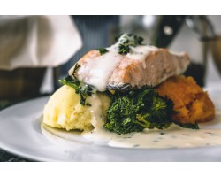 Salmon Dinner €7.50