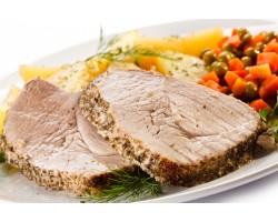 Small Roast Pork Dinner €5.50